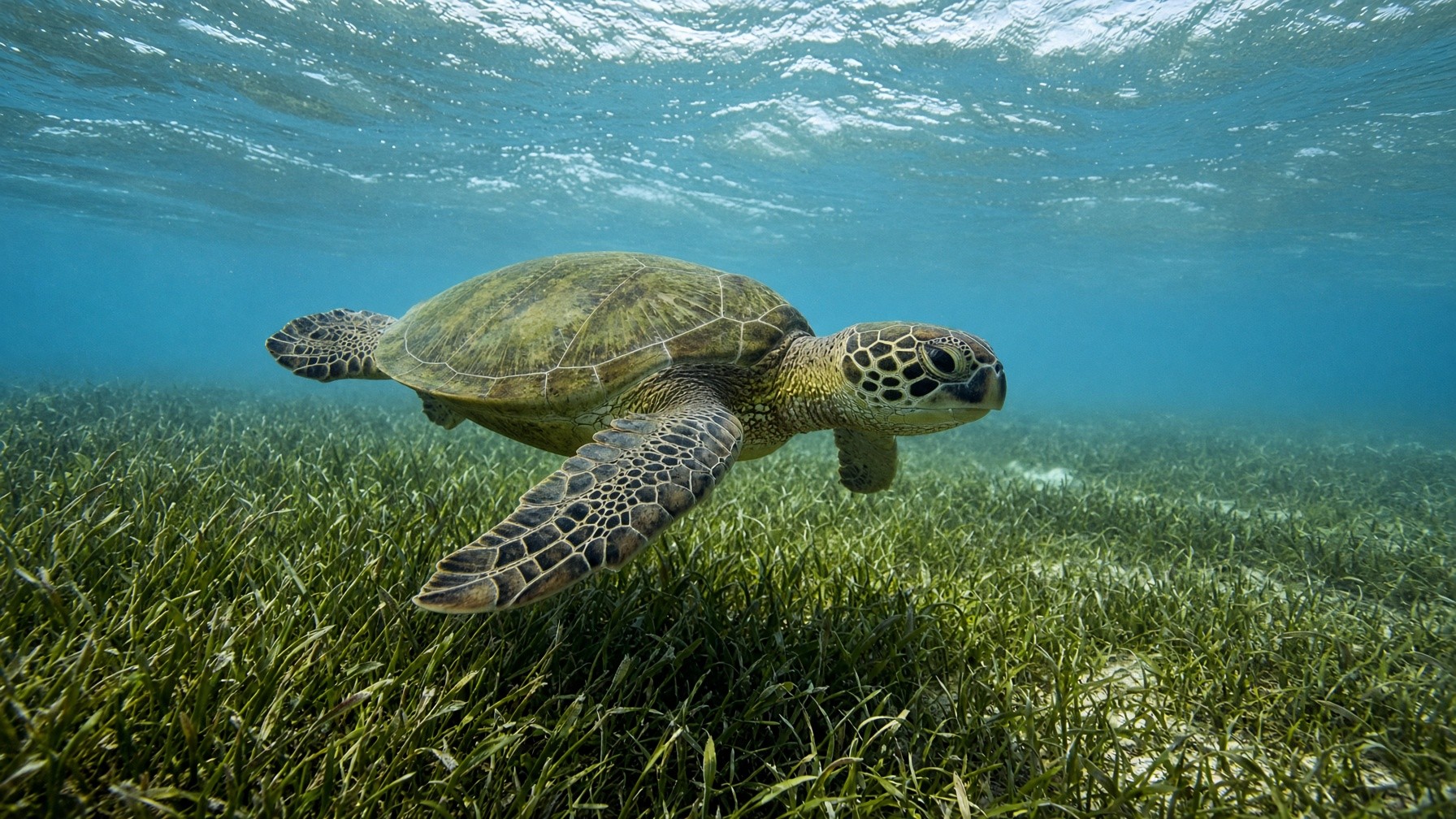 Green sea turtle