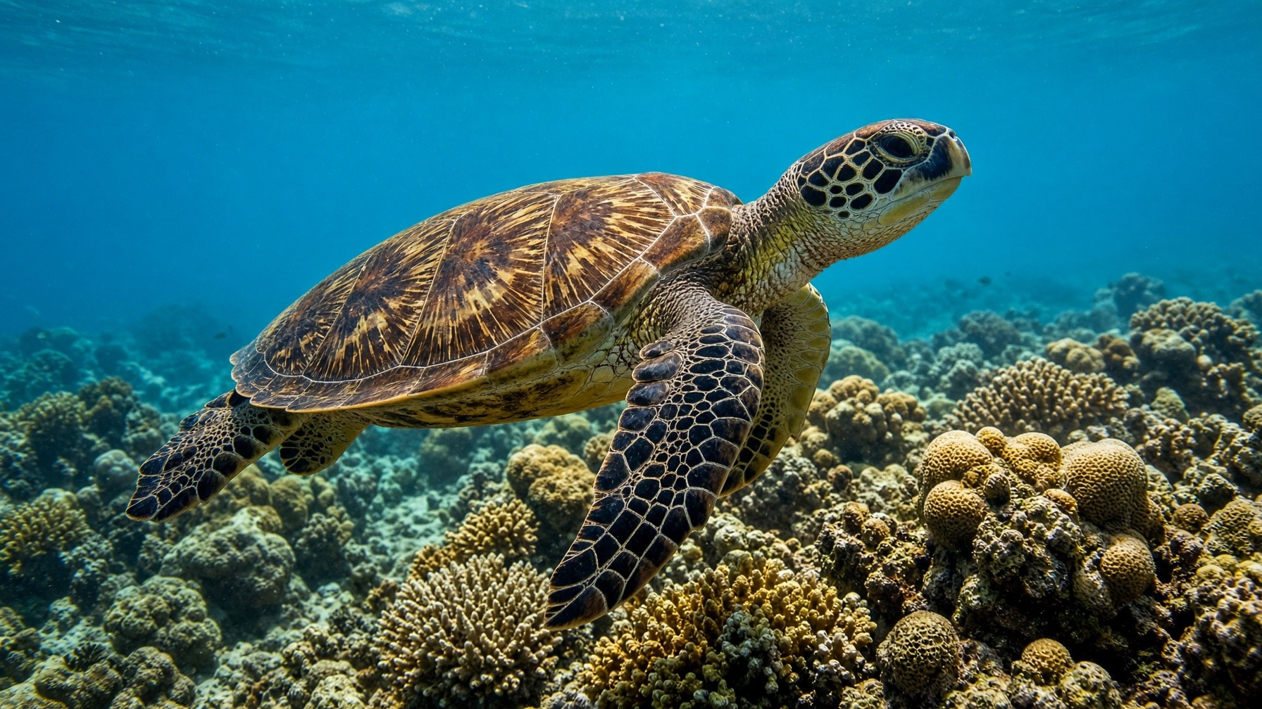 Hawksbill sea turtle